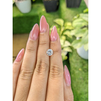 1.48 Ct. White Sapphire from Ceylon (Sri Lanka) Life Style