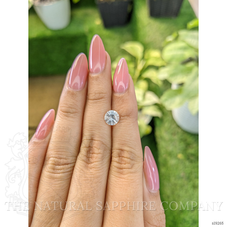 1.48 Ct. White Sapphire from Ceylon (Sri Lanka)