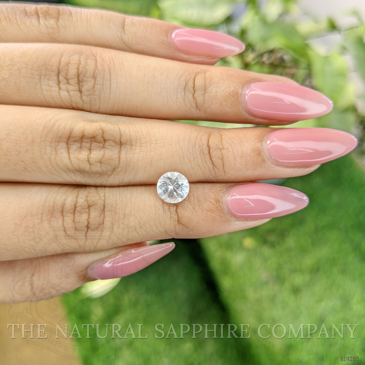1.48 Ct. White Sapphire from Ceylon (Sri Lanka)