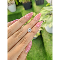 1.48 Ct. White Sapphire from Ceylon (Sri Lanka) Life Style