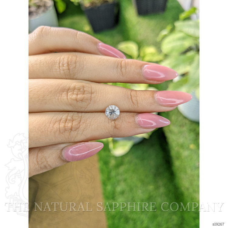 1.48 Ct. White Sapphire from Ceylon (Sri Lanka)