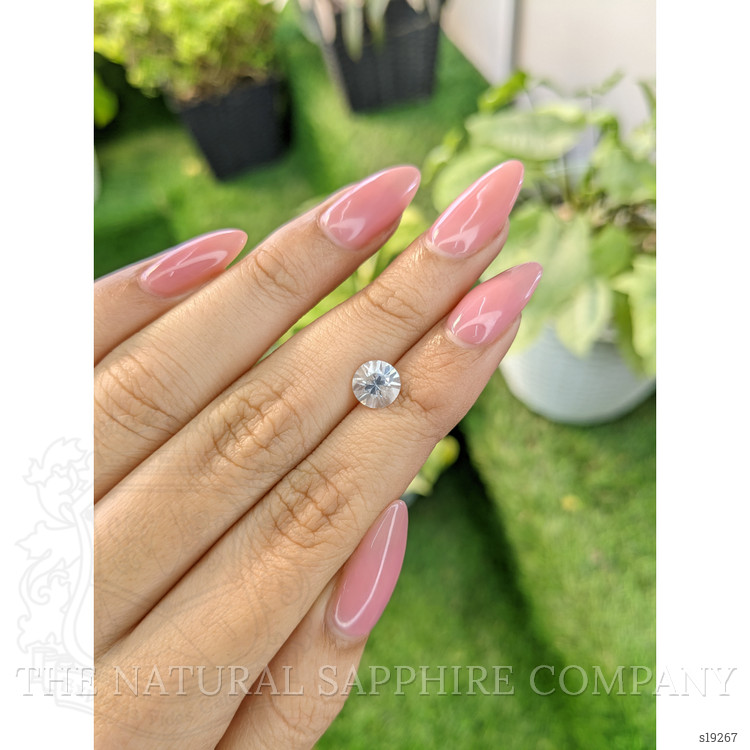 1.48 Ct. White Sapphire from Ceylon (Sri Lanka)