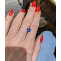 1.47 Ct. Blue Sapphire from Ceylon (Sri Lanka) Life Style