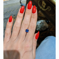 1.52 Ct. Blue Sapphire from Ceylon (Sri Lanka) Life Style