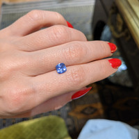 1.68 Ct. Blue Sapphire from Ceylon (Sri Lanka) Life Style