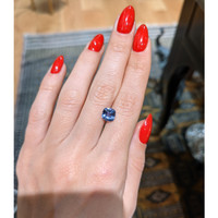 2.03 Ct. Blue Sapphire from Ceylon (Sri Lanka) Life Style