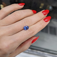 1.93 Ct. Blue Sapphire from Ceylon (Sri Lanka) Life Style