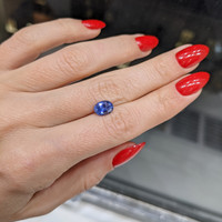 1.62 Ct. Blue Sapphire from Ceylon (Sri Lanka) Life Style