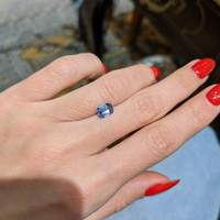 1.24 Ct. Blue Sapphire from Ceylon (Sri Lanka) Life Style