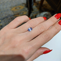 1.13 Ct. Blue Sapphire from Ceylon (Sri Lanka) Life Style