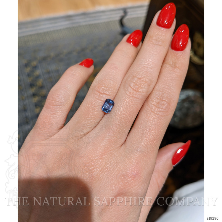 1.22 Ct. Blue Sapphire from Ceylon (Sri Lanka)