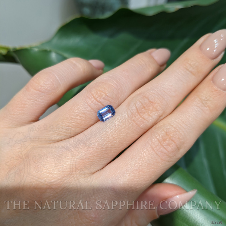 0.93 Ct. Blue Sapphire from Ceylon (Sri Lanka)