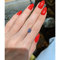 0.94 Ct. Blue Sapphire from Ceylon (Sri Lanka) Life Style