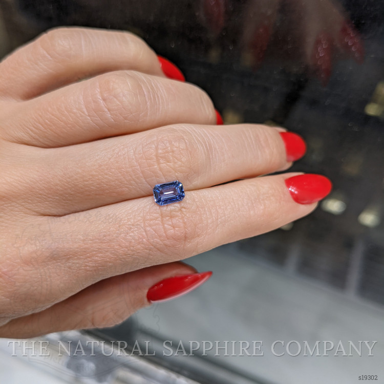 0.99 Ct. Blue Sapphire from Ceylon (Sri Lanka)