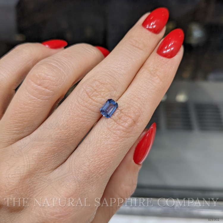 0.99 Ct. Blue Sapphire from Ceylon (Sri Lanka)