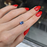 1.18 Ct. Blue Sapphire from Ceylon (Sri Lanka) Life Style
