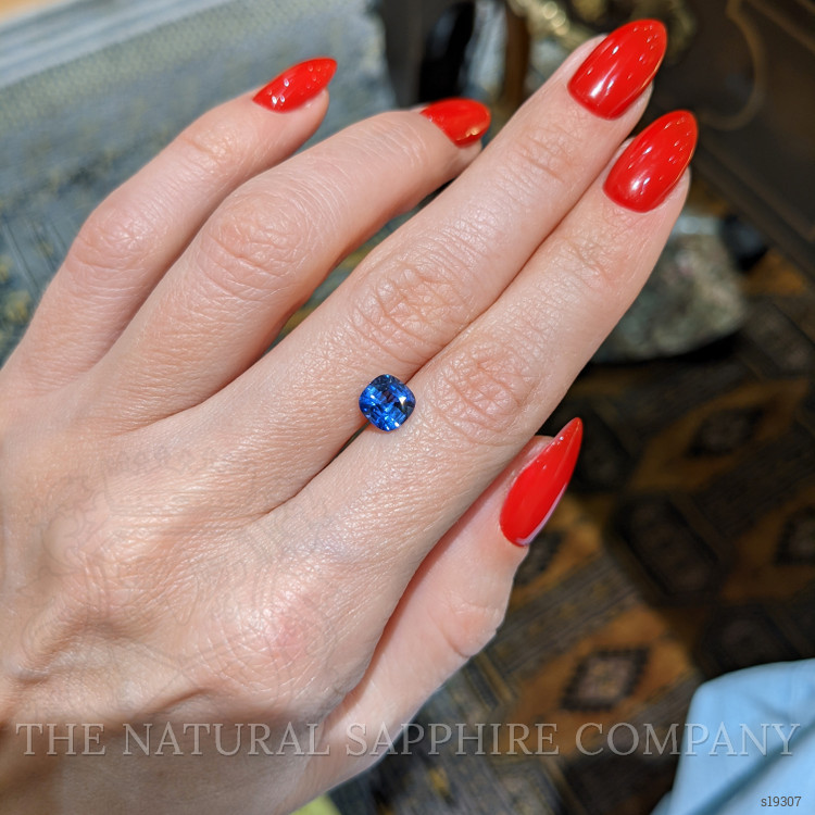 1.58 Ct. Blue Sapphire from Ceylon (Sri Lanka)