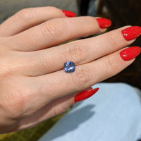 1.87 Ct. Blue Sapphire from Ceylon (Sri Lanka) Life Style