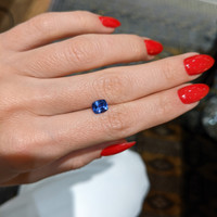 1.34 Ct. Blue Sapphire from Ceylon (Sri Lanka) Life Style