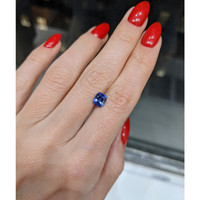 1.34 Ct. Blue Sapphire from Ceylon (Sri Lanka) Life Style