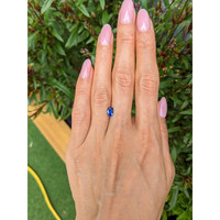 0.75 Ct. Blue Sapphire from Ceylon (Sri Lanka) Life Style