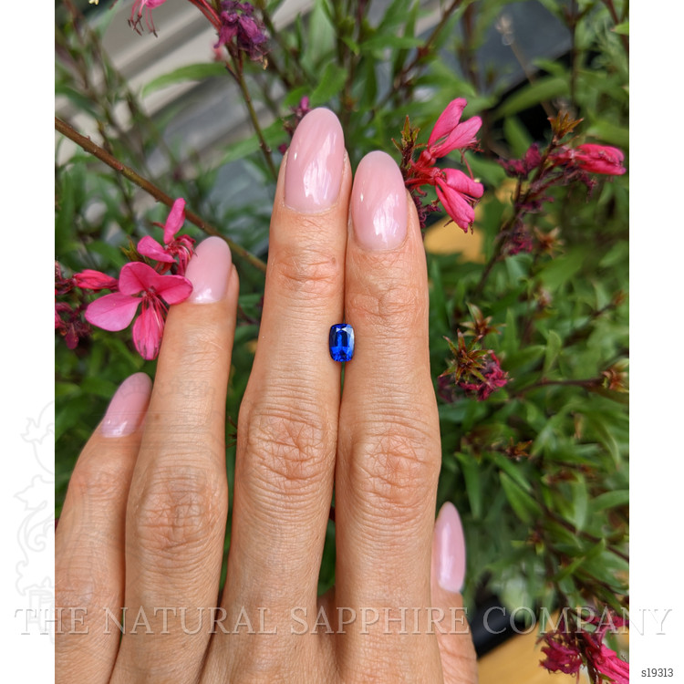 0.75 Ct. Blue Sapphire from Ceylon (Sri Lanka)