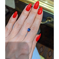 0.98 Ct. Blue Sapphire from Ceylon (Sri Lanka) Life Style