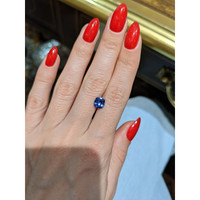 1.29 Ct. Blue Sapphire from Ceylon (Sri Lanka) Life Style