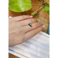 2.55 Ct. Bluish Green Sapphire from Ceylon (Sri Lanka) Life Style