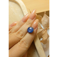 6.36 Ct. Blue Star Sapphire from Burma (Myanmar) Life Style