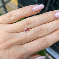 1.09 Ct. Padparadscha Sapphire from Ceylon (Sri Lanka) Life Style