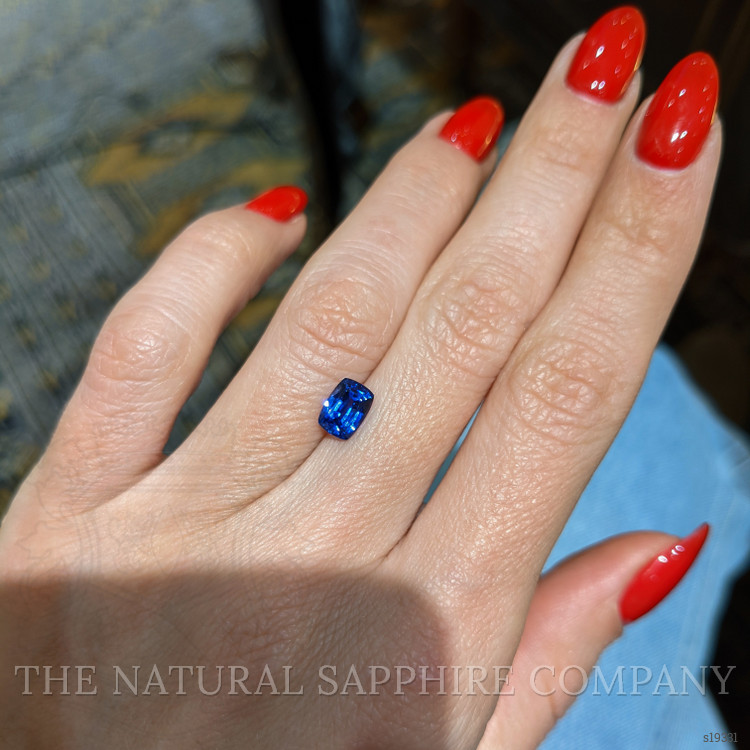 1.30 Ct. Blue Sapphire from Ceylon (Sri Lanka)