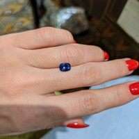 1.15 Ct. Blue Sapphire from Ceylon (Sri Lanka) Life Style