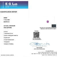 2.03 Ct. Sapphire from Madagascar Scan Report