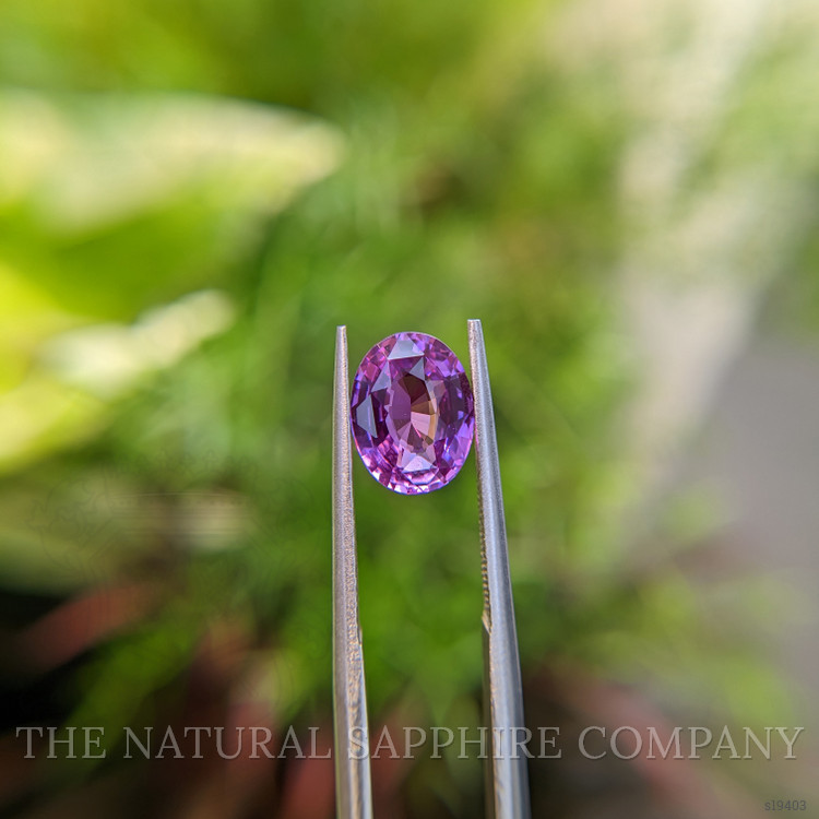 2.16 Ct. Purplish Pink Sapphire from Ceylon (Sri Lanka)