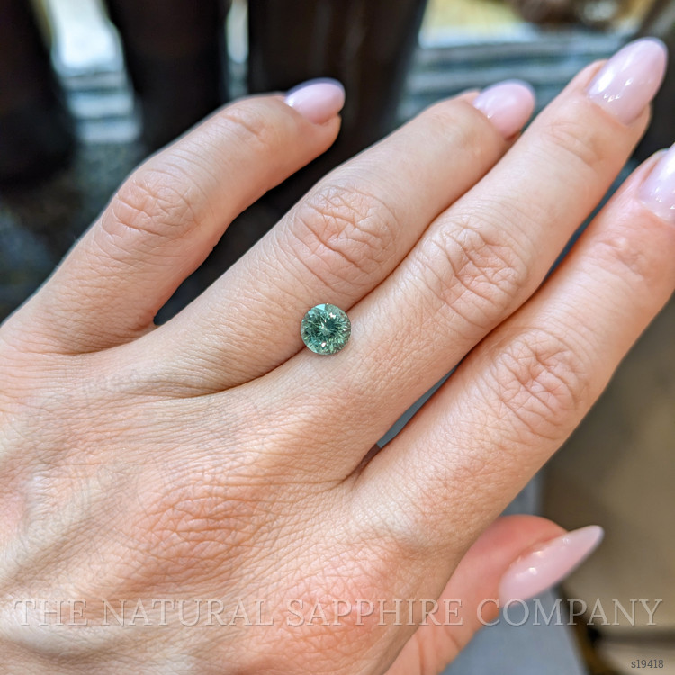 1.22 Ct. Green Sapphire from Montana