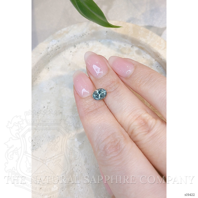 1.40 Ct. Bluish Green Sapphire from Montana