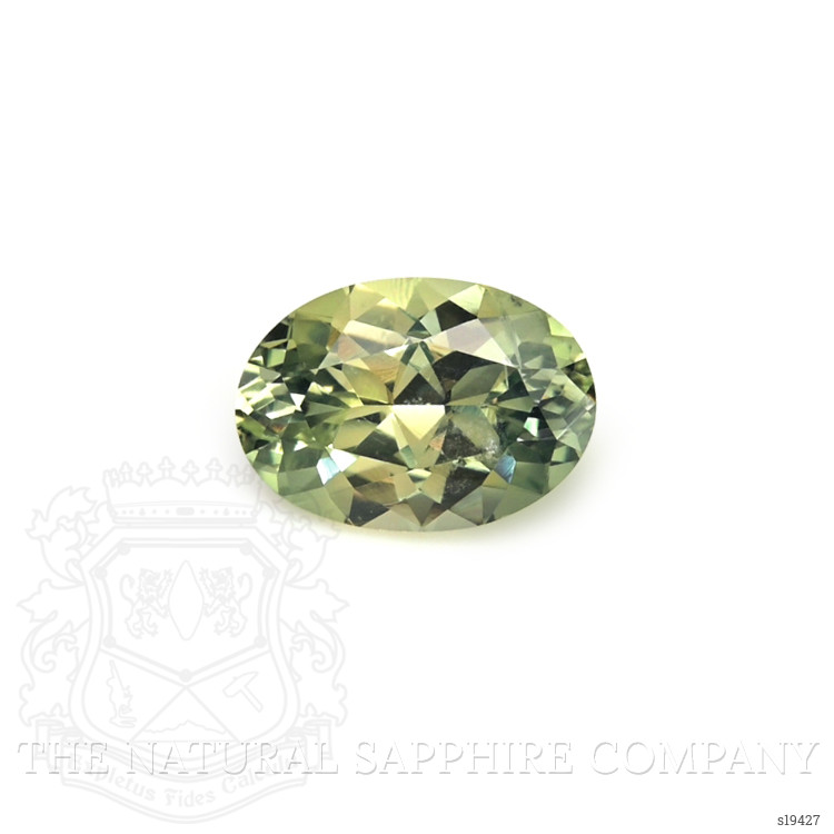 1.34 Ct. Yellowish Green Sapphire from Montana