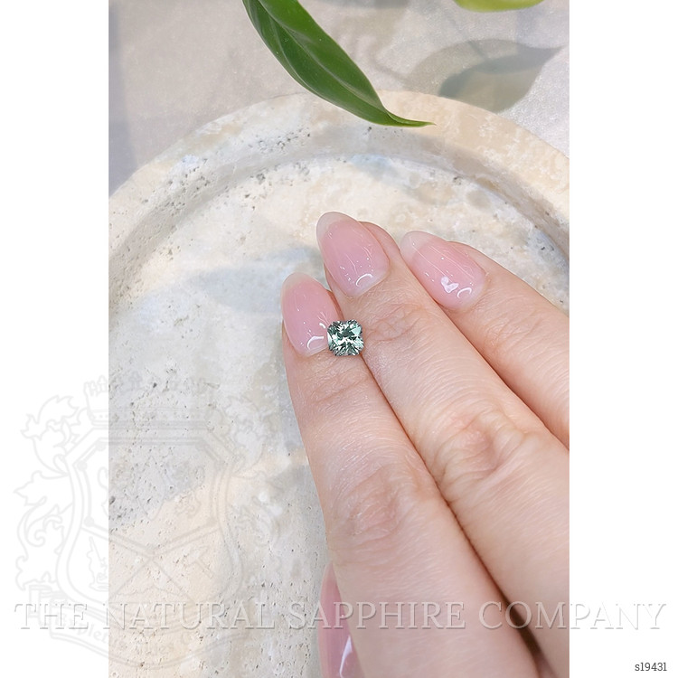 1.06 Ct. Green Sapphire from Montana