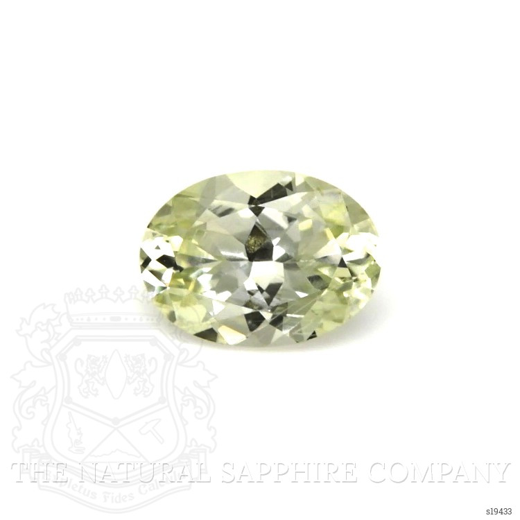1.08 Ct. Yellowish Green Sapphire from Montana