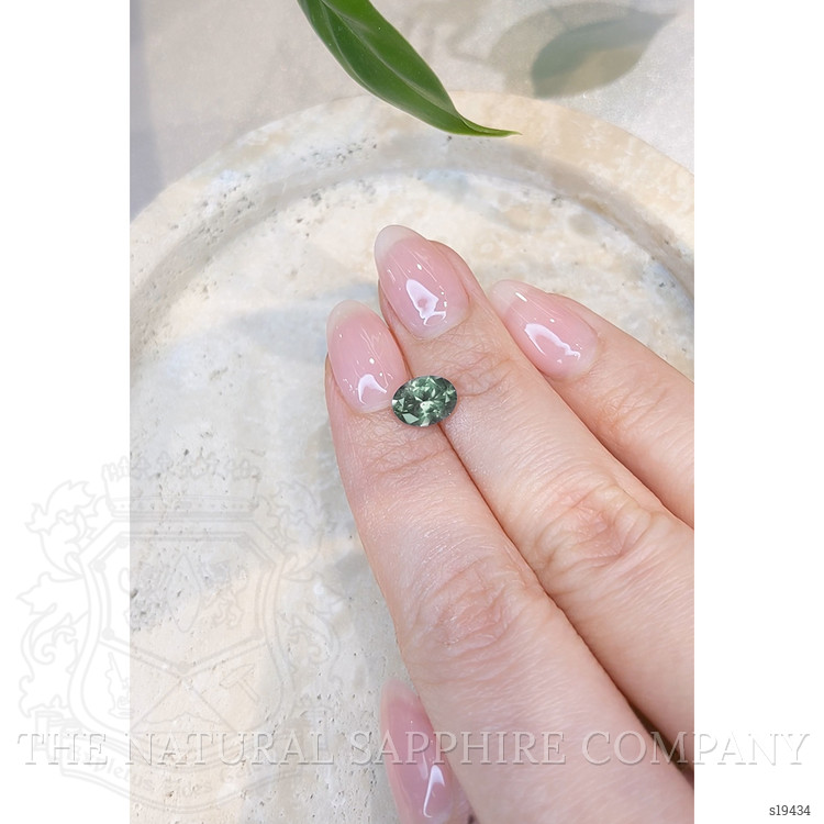 1.64 Ct. Green Sapphire from Montana