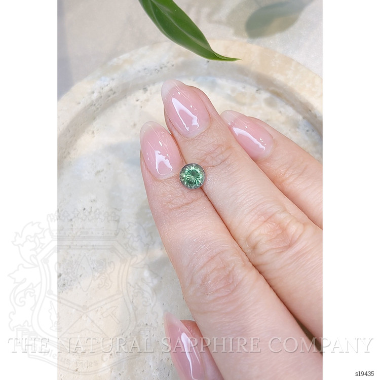 1.50 Ct. Green Sapphire from Montana
