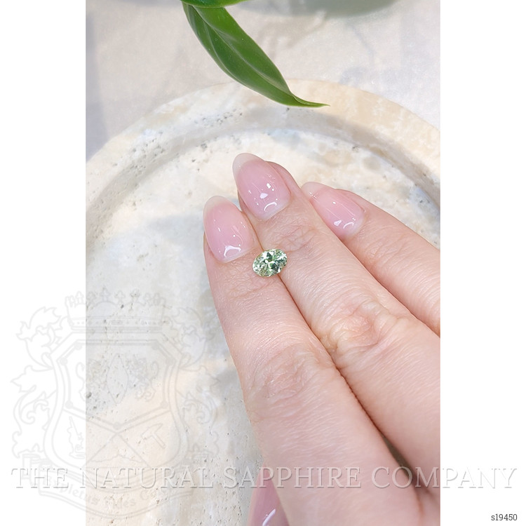 1.05 Ct. Green Sapphire from Montana