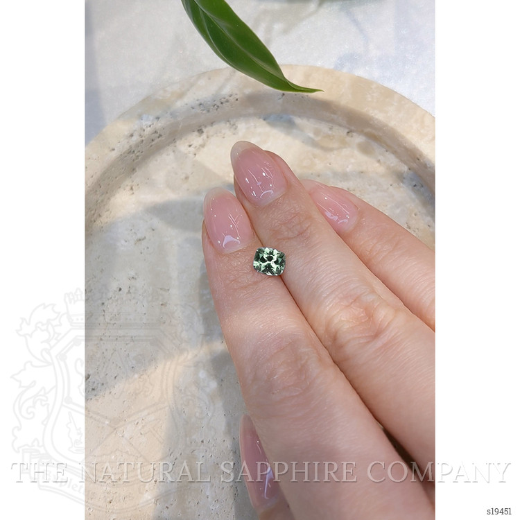 1.05 Ct. Green Sapphire from Montana
