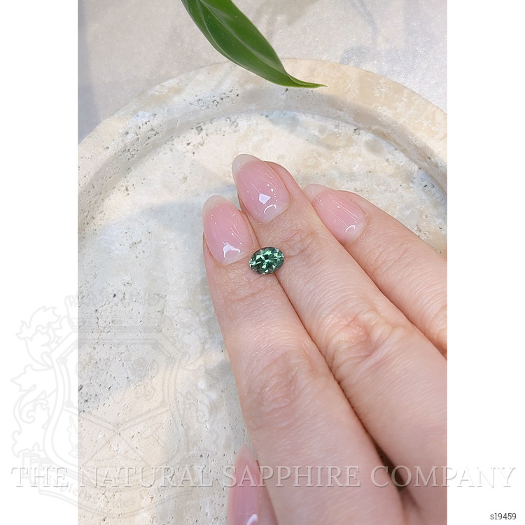 1.19 Ct. Green Sapphire from Montana