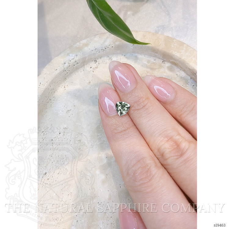 1.25 Ct. Green Sapphire from Montana