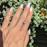 1.28 Ct. Bluish Green Sapphire from Montana Life Style