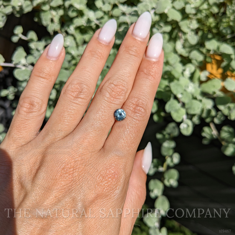 1.28 Ct. Bluish Green Sapphire from Montana