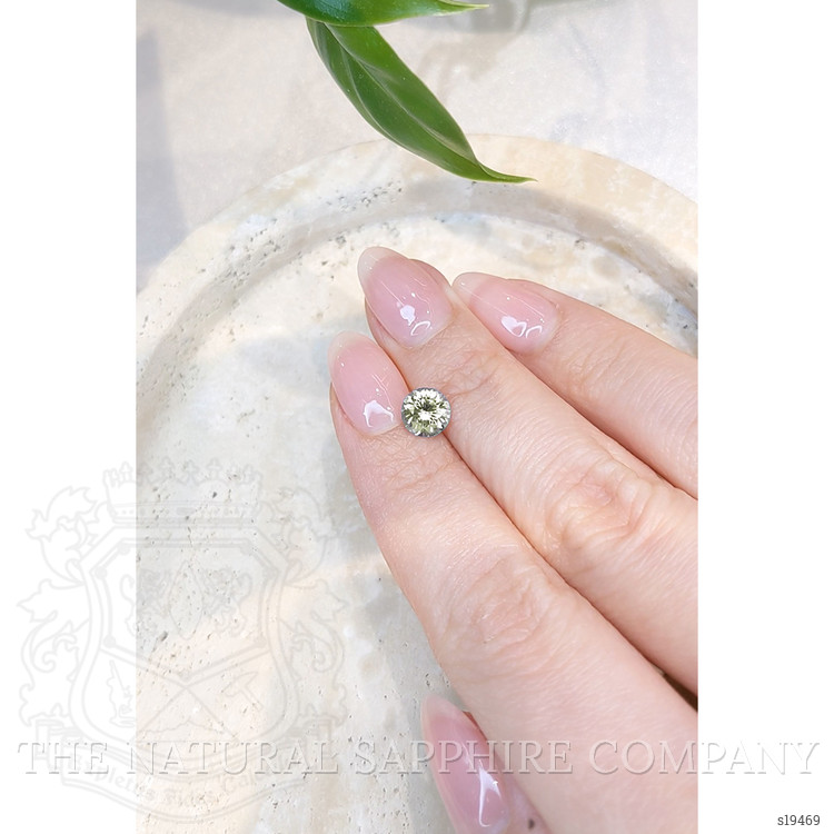 1.30 Ct. Green Sapphire from Montana