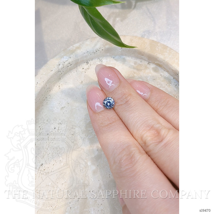 1.31 Ct. Greyish Blue Sapphire from Montana
